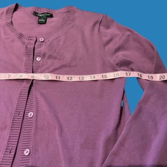 August silk dusty rose cardi - Picture 2 of 4